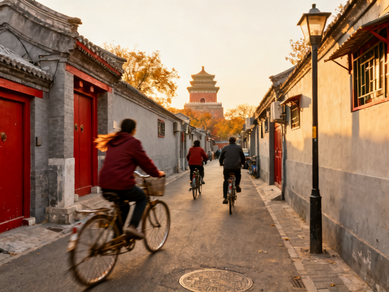 Beijing Central Axis Cycling Tour (UNESCO)